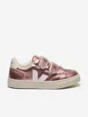 Veja Metallic Leather V-12 Sneakers