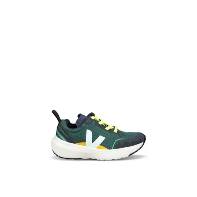 VEJA GREEN SNEAKERS FOR BOY WITH LOGO