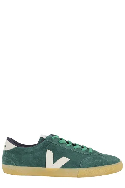 Veja Bold Suede Golf Pierre Sneakers In Green