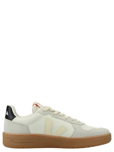 Veja Grey Logo Sneakers In Multi