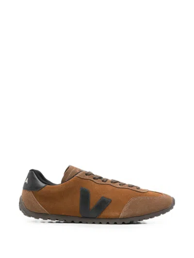 Veja Gt Model Sneakers In Brown And Black Suede