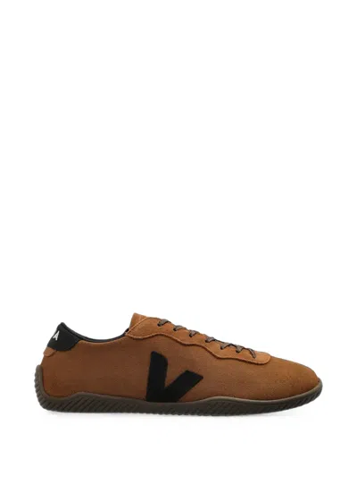 Veja Jitsu Leather Sneakers In Brown