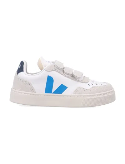 Veja Kid -  V-90 Leather Sneakers White Egee