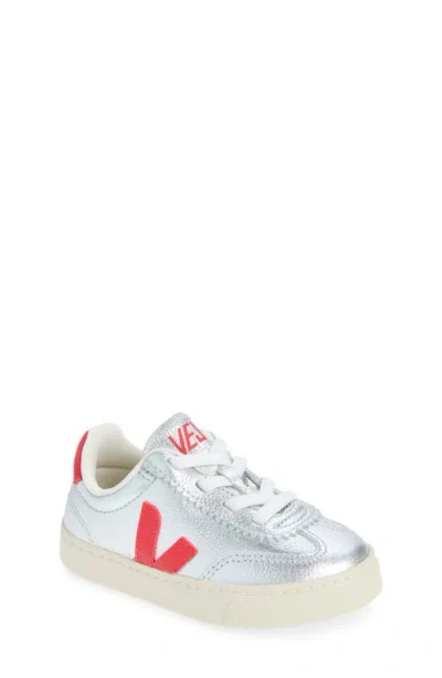 Veja Babies'  Kid's Small Volley O.t. Sneaker In Silver