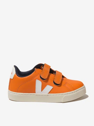 Veja Kids' Esplar Low-top Sneakers In Orange