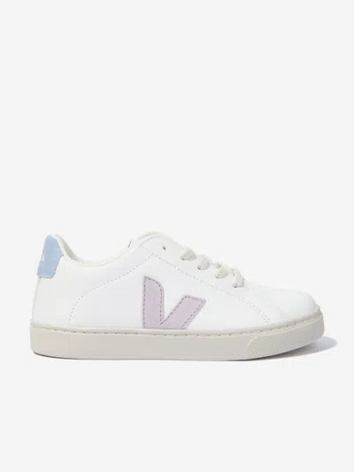 Veja Kids Esplar Laces Trainers In White