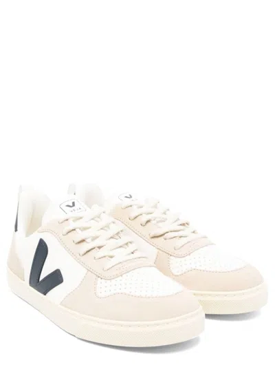 Veja Kids Leather Low-top Sneakers In Multi