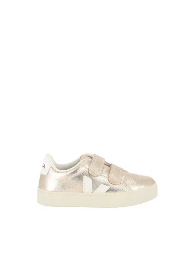 Veja Kids Small Esplar Platine White In Gold