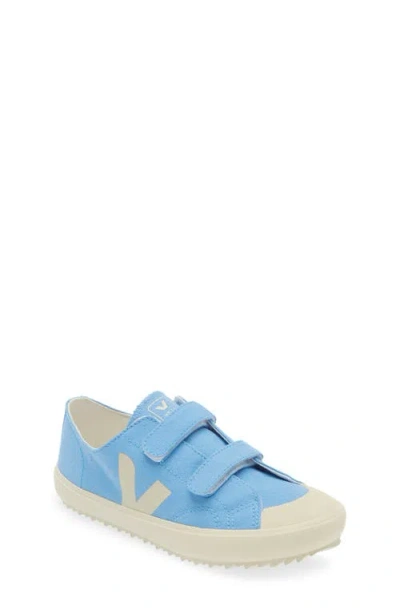 Veja Kids' Small Ollie Sneaker In Aqua/pierre