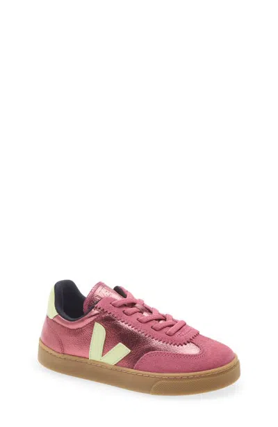 Veja Kids' Small Volley Sneaker In Pink