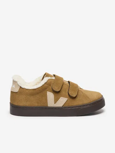 VEJA VEJA KIDS SUEDE SMALL ESPLAR WINTER TRAINERS