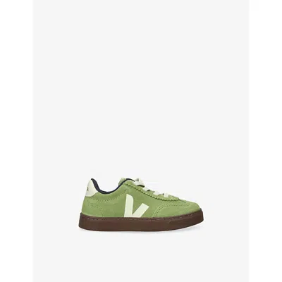 VEJA GREEN KIDS' VOLLEY SUEDE LOW-TOP TRAINER EUR 22 /5.5 UK
