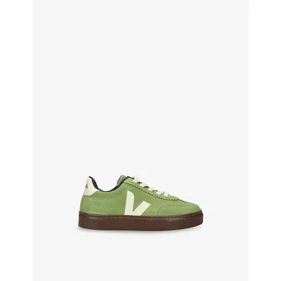 VEJA GREEN KIDS' VOLLEY SUEDE LOW-TOP TRAINER EUR 32 / 13 UK