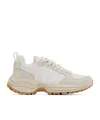 Veja Lace-up Low-cut Sneakers In White