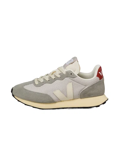 Veja Laced Sneakers In Gray