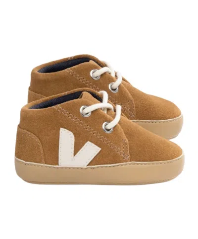 Veja Kids' Suede Pre-walker Shoes In Brown