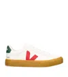 Veja Campo Pebbled-leather Sneakers In White