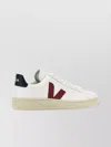 VEJA LEATHER COLOR BLOCK SNEAKERS WITH SUEDE PATCHES