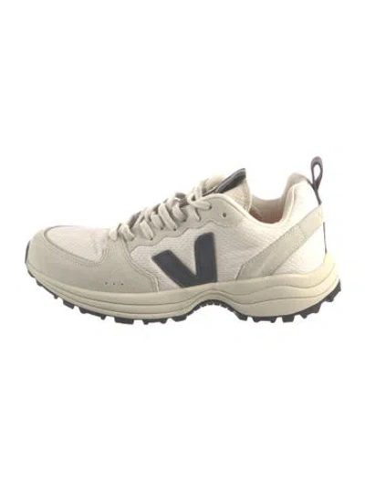 Pre-owned Veja Leather Colorblock Pattern Athletic Sneakers In Neutral