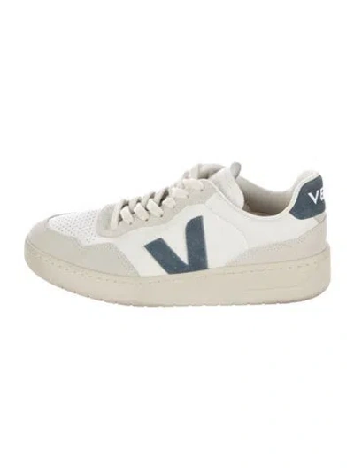 Pre-owned Veja Leather Colorblock Pattern Sneakers In Multi