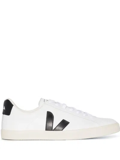 VEJA VEJA LEATHER ESPLAR LOGO SNEAKERS