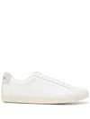 Veja White Leather Sneakers With Embroidered Logo