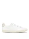 Veja White Leather Sneakers With Embroidered Logo In White