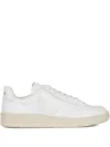 Veja V-12 Leather Low-top Sneakers In White