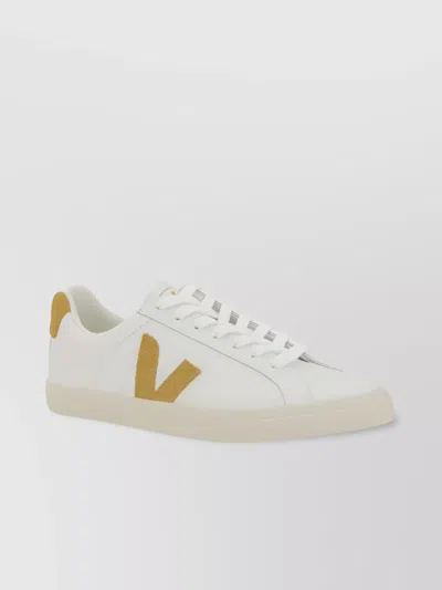 Veja Leather Campo Winter Low-top Sneakers In Beige