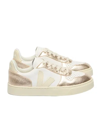VEJA V-10 LEATHER SNEAKERS