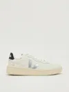 Veja V-90 Ot White Silver Black Sneakers In Multi