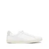 Veja White Leather Sneakers With Embroidered Logo