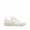 Veja V-10 Mesh And Suede Sneakers