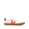 Veja Campo White Low Top Sneakers With Logo Detail In Leather Man In White