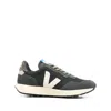 Veja Leather Sneakers In Black