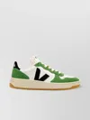Veja Leather Sneakers Contrast Stitching In Multi