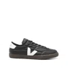 Veja Panenka Black Sneaker With Logo On The Side And Contrasting Heel In Leather Unisex In Multi