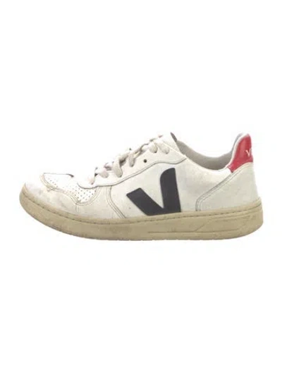 Pre-owned Veja Leather Sneakers In Multi