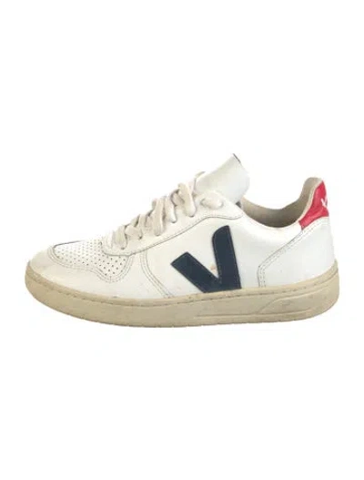 Pre-owned Veja Leather Sneakers In Multi