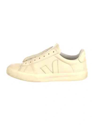 Pre-owned Veja Leather Sneakers In Neutral