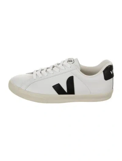 Pre-owned Veja Leather Sneakers W/ Tags In Neutral