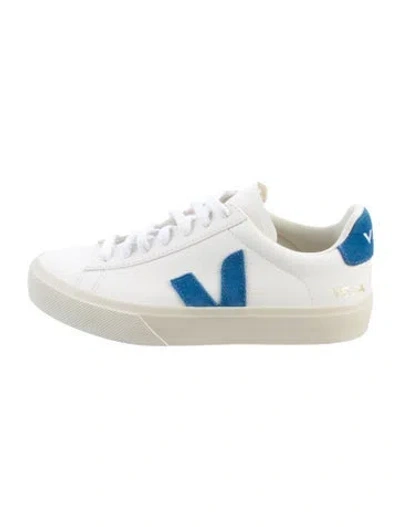 Pre-owned Veja Leather Sneakers In White