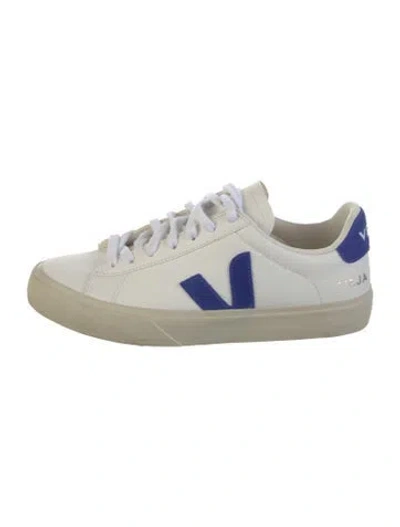 Pre-owned Veja Leather Sneakers In White