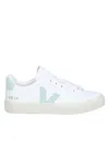 Veja Campo Low-top Leather Sneakers In White