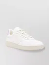 Veja Leather Sneakers With Rubber Sole And Contrasting Heel