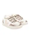 Veja Leather Strap Sneakers In White