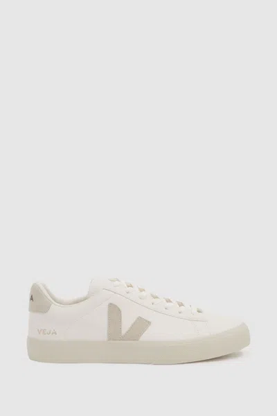 Veja Low Top Leather Sneakers In White
