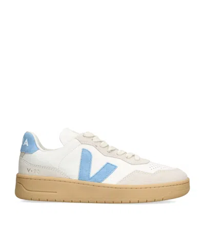 Veja Leather V-90 Sneakers In White