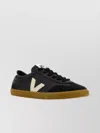 Veja 'volley' Black Sneaker With Side Logo And Lettering Logo On The Heel