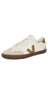 Veja Suede And Leather Low-top Sneakers In White